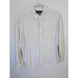 CC Filson Men’s Plaid Cotton-Wool Button-Down Shirt L Heritage Outdoor Casual